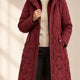 Jacqueline | Longline Hooded Quilted Coat