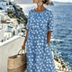 Lily™ - Elegant Floral Summer Midi Dress