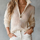 Monica | Half-Zip Collar Loose-Fit Knit Sweater