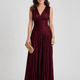 Lemar | Sleeveless Pleated V Neck Midi Dress