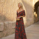 Poppy | Elegant Dress with Leaves
