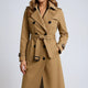 Naomi | Double Breasted Long Trench Coat