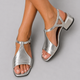 Serena | Silver Summer Sandals