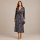 Kristen | V-Neck Tie-Waist Midi Dress for Women