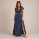 Rachel | Floral Belted Maxi Dress for Women