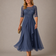 Rose – The Flattering Lace Midi Dress