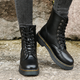 Hannah | Lace-Up Side-Zip Boots