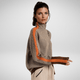 Jolene | Herringbone Side-Stripe Turtleneck