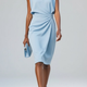 Éloise Draped Midi Dress