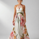 Amiel | Light Floral Maxi Dress