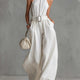 Monroe | Belted Wide-Leg Jumpsuit