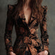 Jeanette | Floral-Print Tailored Blazer