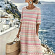 Elodie™ | Pastel Harmony Midi Dress