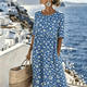 Grace™ - Elegant Floral Summer Midi Dress