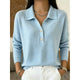 Nicole | Collared Button Pullover