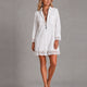 Marina | Eyelet Hem Resort Shirt Dress