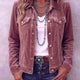 Savannah | Vintage-Wash Button Jacket
