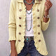 Lillian | Ribbed Knit Ruffle Jacket for Women