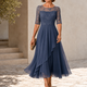 Rose – The Flattering Lace Midi Dress