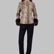 Ottoline | Leopard Print Contrast-Cuff Jacket
