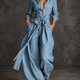 Renee | Tie-Waist Shirt and Wide-Leg Pants Set