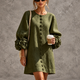 Janet | Floral Button-Front Mini Dress