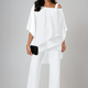 Cenna | Layered Top and Wide-Leg Pants Two-Piece Set for Women