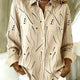 Marianne | Printed Button-Front Blouse