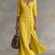 Doris™ Button-Front Maxi Dress
