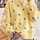 Tessa | Polka Dot Relaxed Sweatshirt