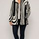 Evangeline | Geometric-Print Quilted Jacket
