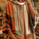 Andrea | Autumn-Toned Patchwork Oversized Hoodie