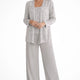 Luna | Elegant Layered Three-Piece Pants Set for Women
