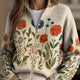 Wrenna | Wildflower Meadow Zip Cardigan for Women