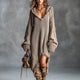 Brynn | Hooded High-Low Sweater Dress