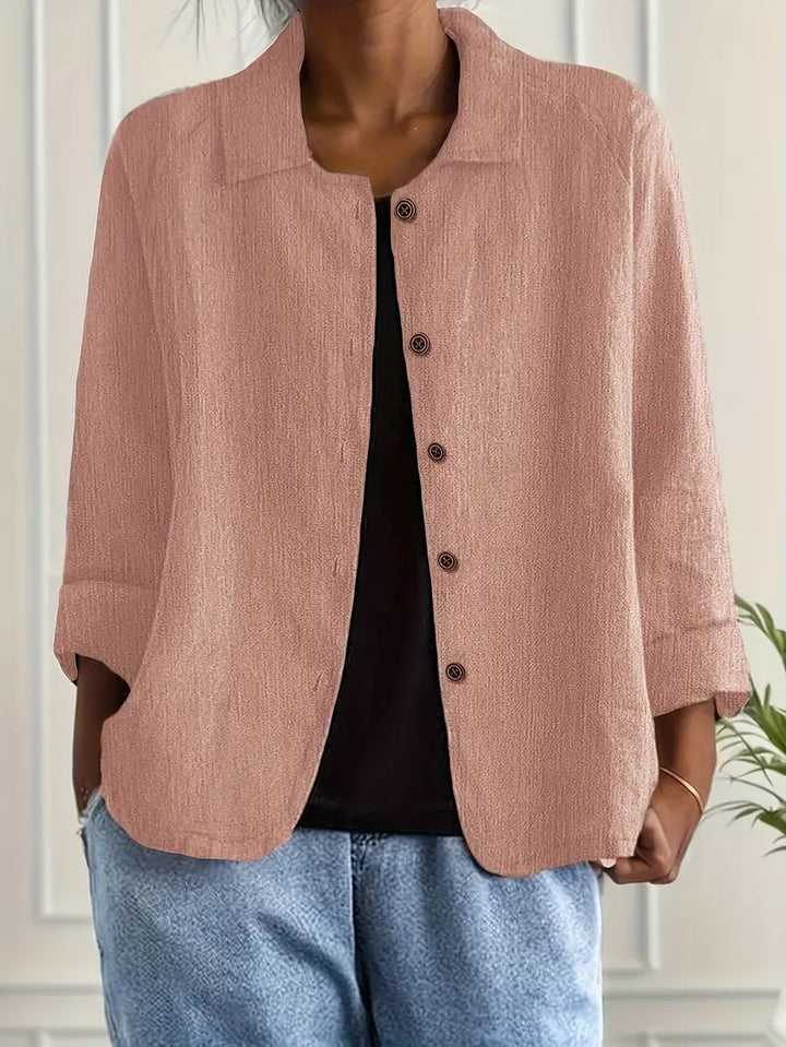 Marilla | Lightweight Button-Front Shirt Cardigan for Women