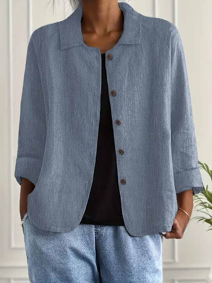 Marilla | Lightweight Button-Front Shirt Cardigan for Women