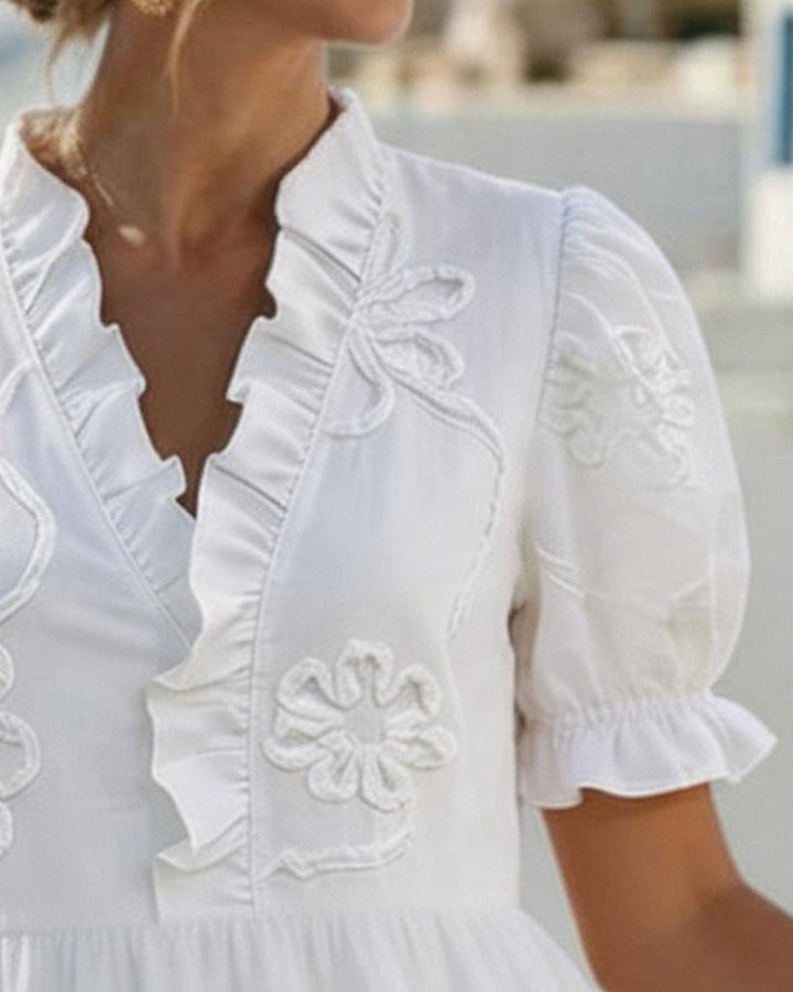 Stephanie | Wrap Midi Dress for Women