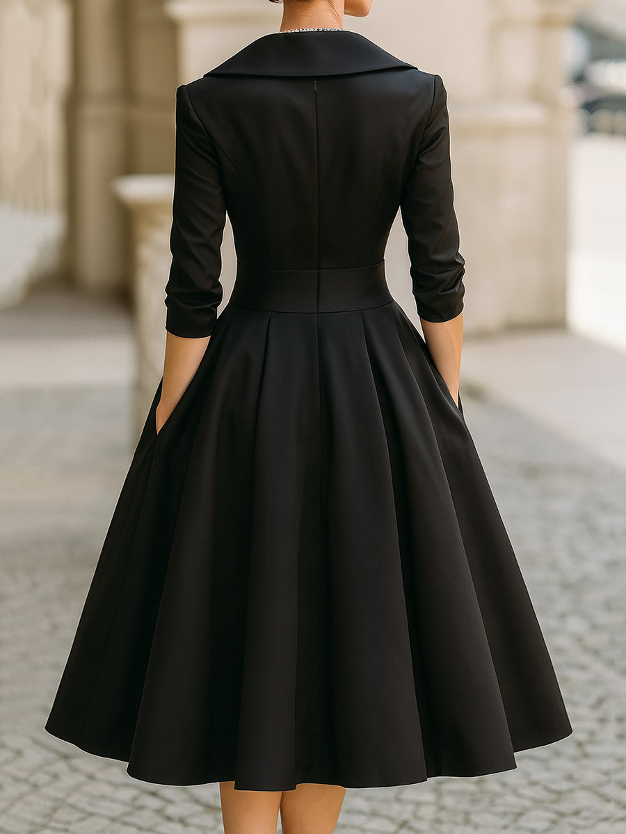 Rebecca | Fitted Midi Dress for Women