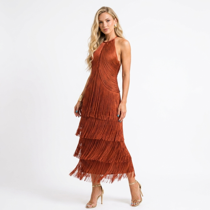 Faith | Long-Sleeve Midi Dress for Women