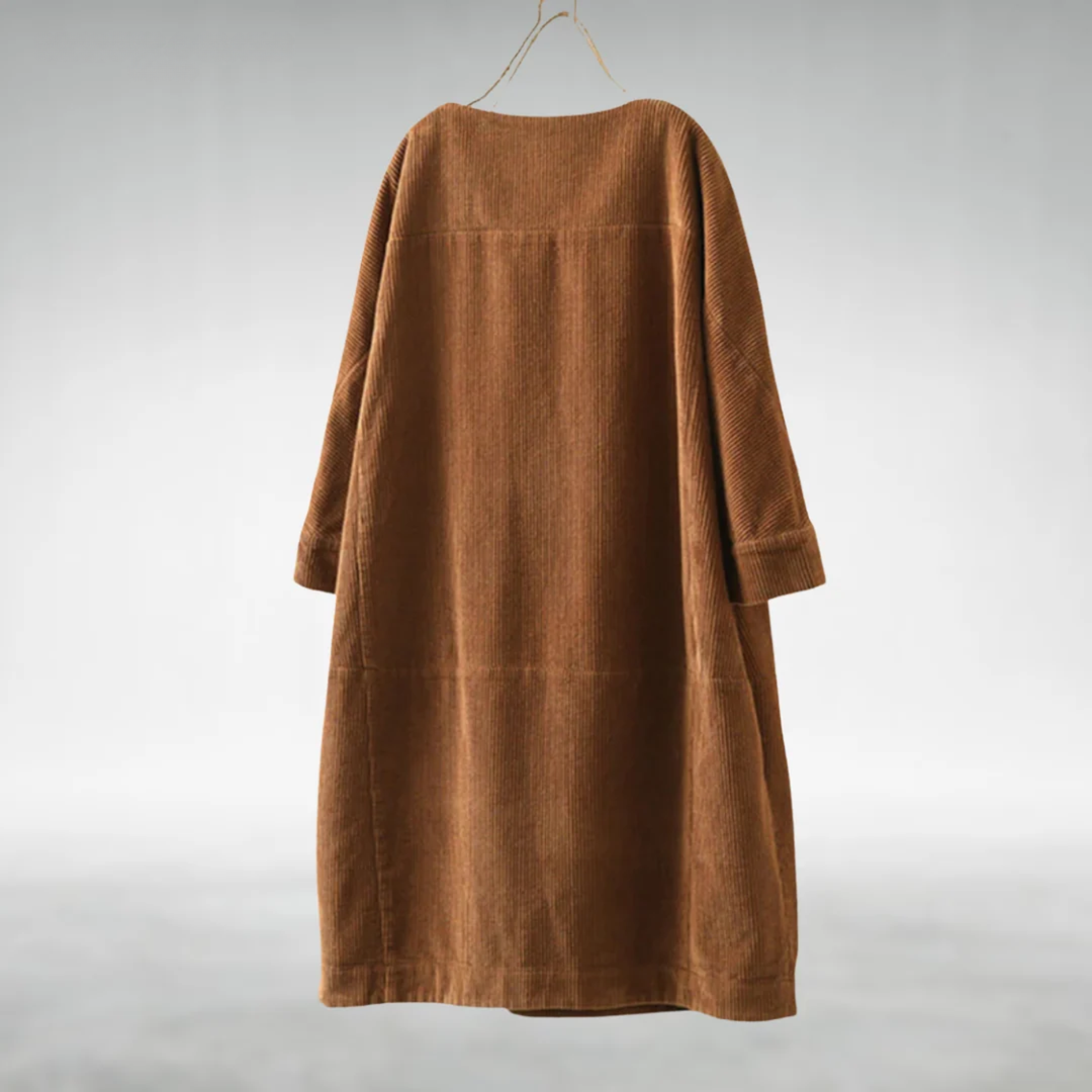 Maura | Relaxed Round-Neck Pocket Dress