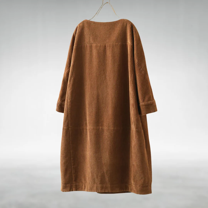 Maura | Relaxed Round-Neck Pocket Dress