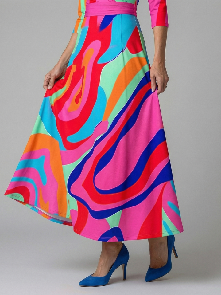 Taylor | Floral Wrap Maxi Dress for Women