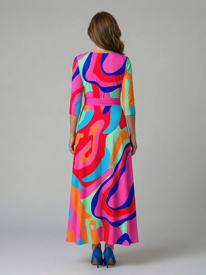 Taylor | Floral Wrap Maxi Dress for Women