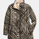 Inaya | Retro Circle-Print Quilted Jacket for Women