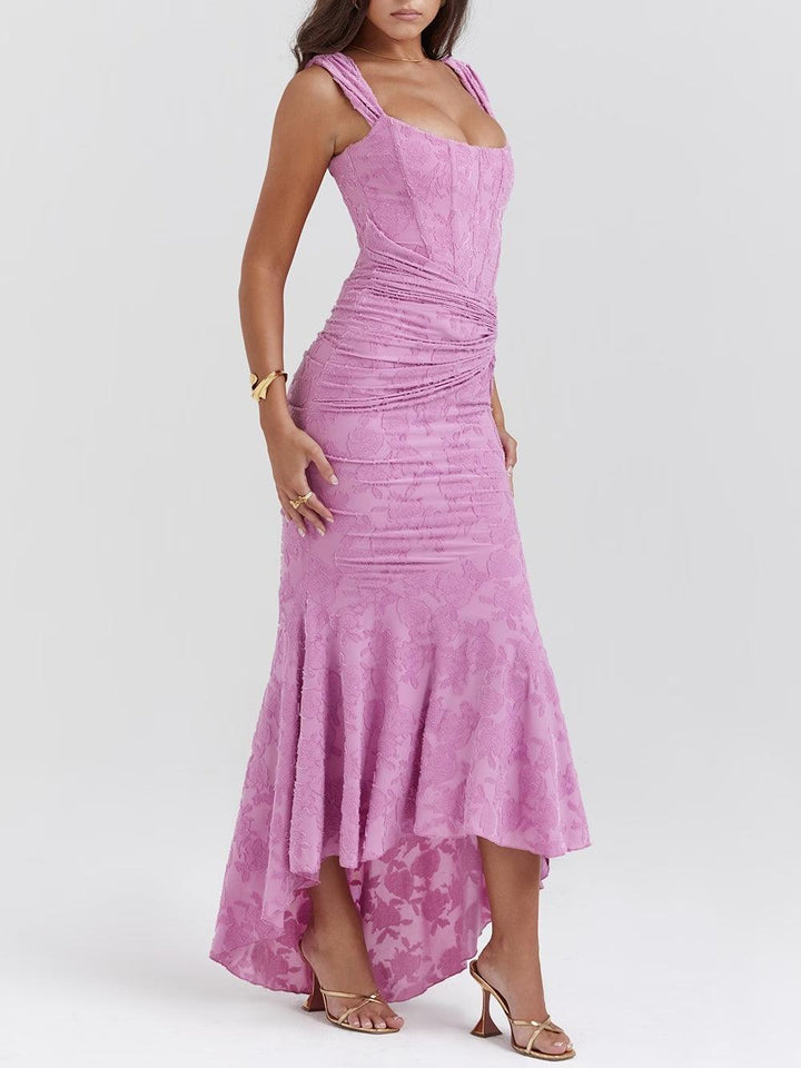 Summer | Lace Fishtail Midi Dress for Women
