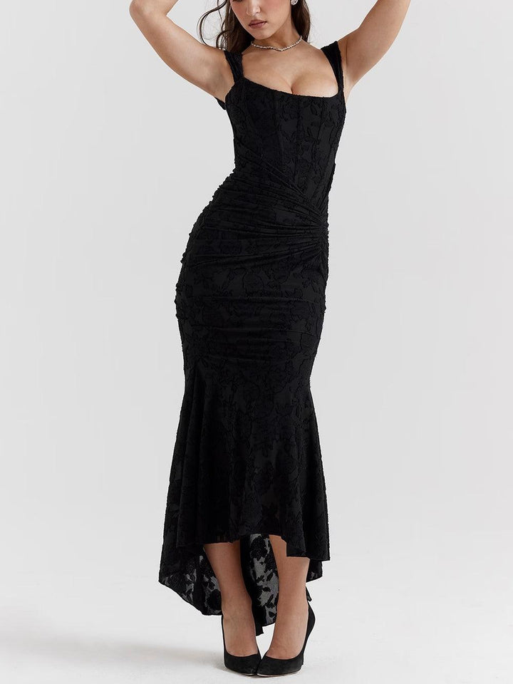 Summer | Lace Fishtail Midi Dress for Women