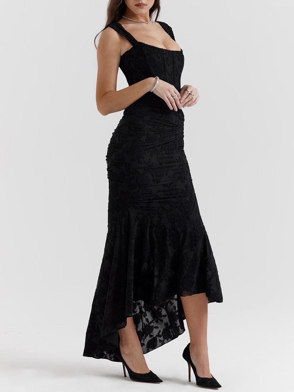 Summer | Lace Fishtail Midi Dress for Women