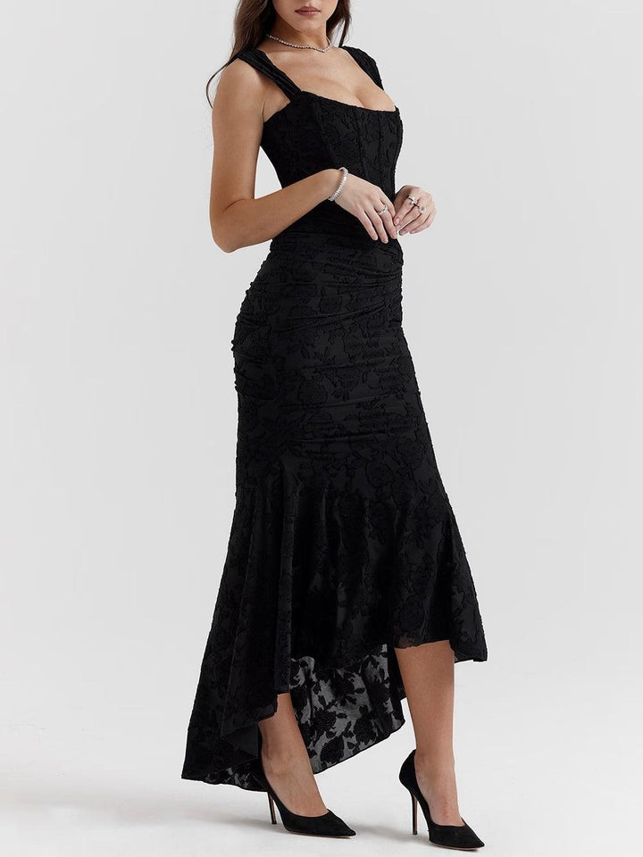 Summer | Lace Fishtail Midi Dress for Women