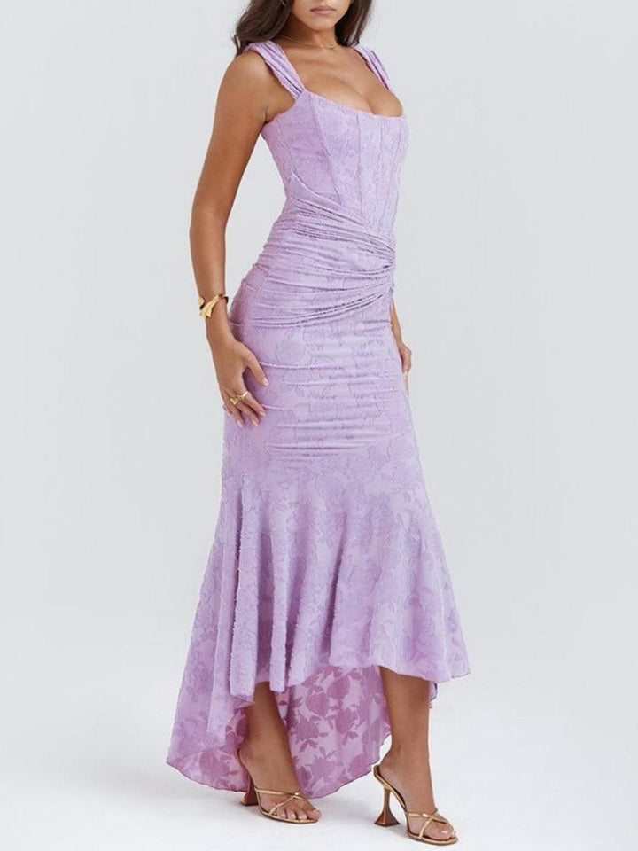 Summer | Lace Fishtail Midi Dress for Women
